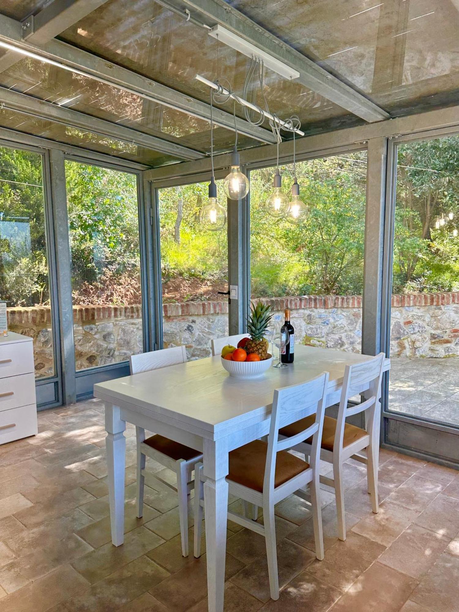 Panorama-Ferien-Toscana Your Cozy And Fully Equipped Vacation Home Massa Marittima Bagian luar foto